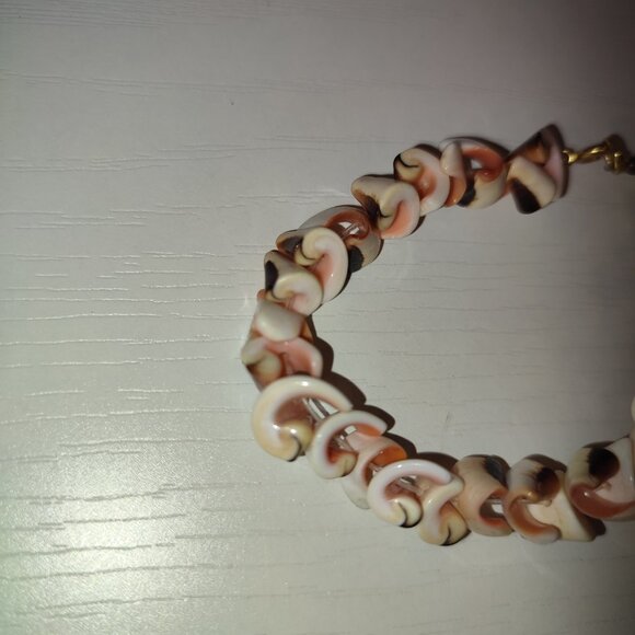 Small Bracelet Shells Natural Beads small wrist vintage quality summer beach - Picture 2 of 6